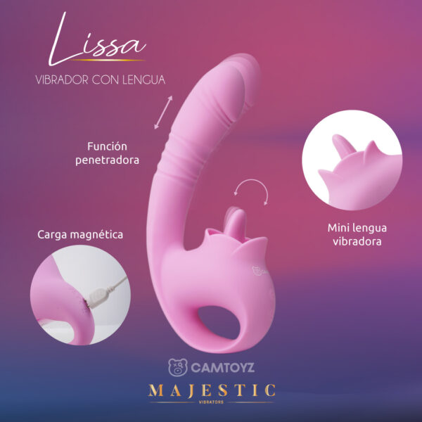 Estimulador con Lengua Lissa Majestic - Imagen 2