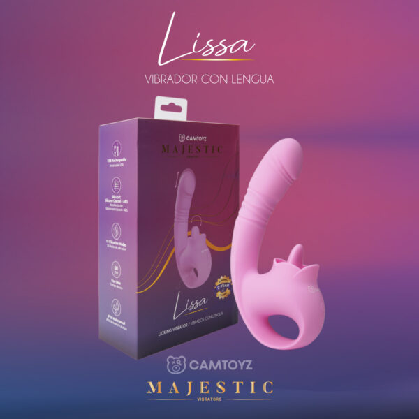 Estimulador con Lengua Lissa Majestic - Imagen 3